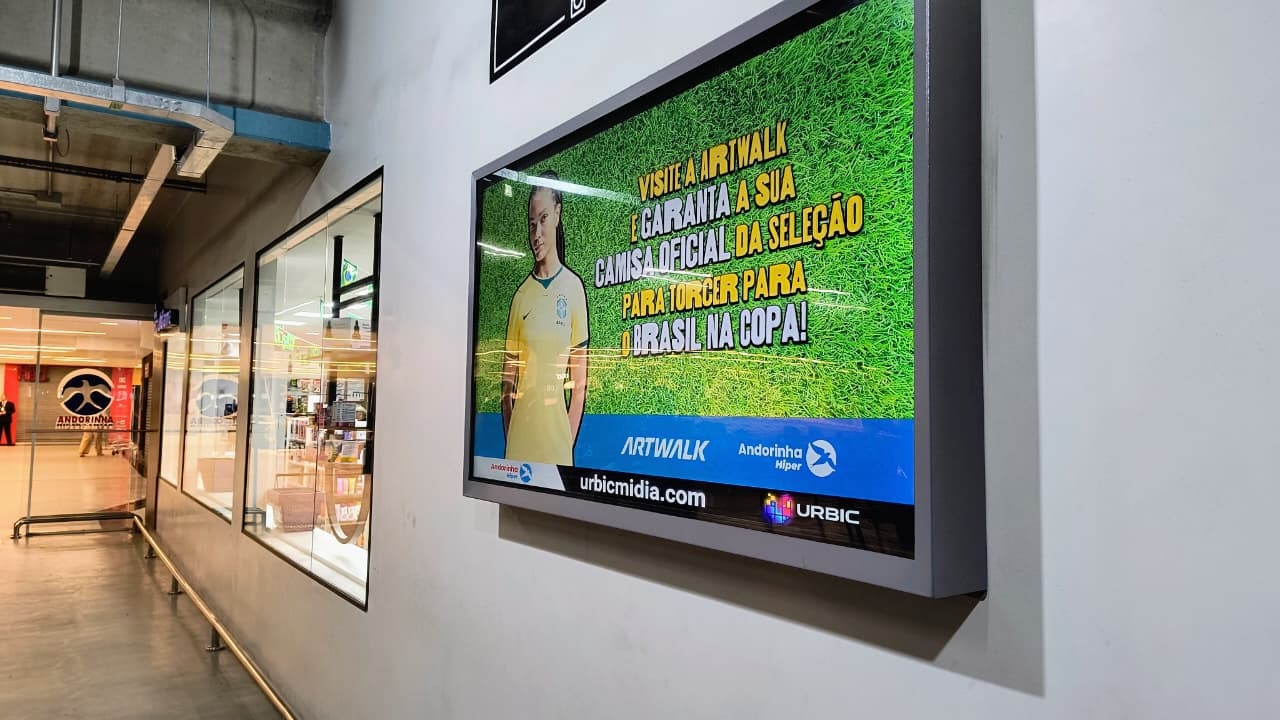 Publicidade no Andorinha Shopping