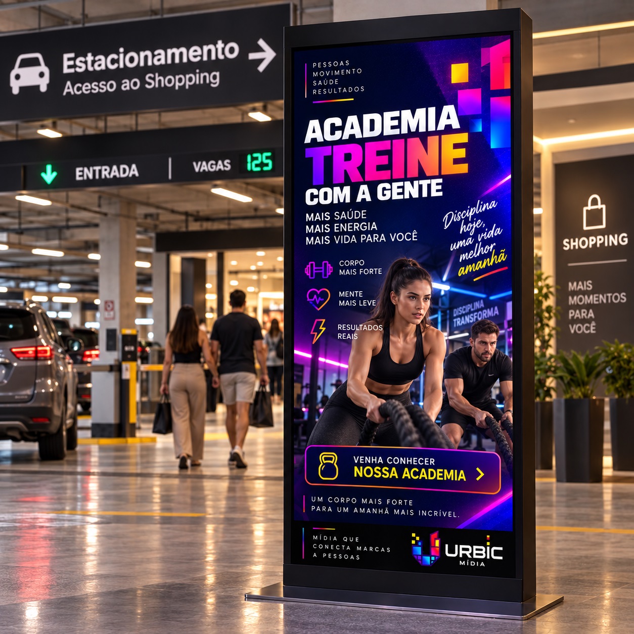 Publicidade de serviço local na Zona Norte